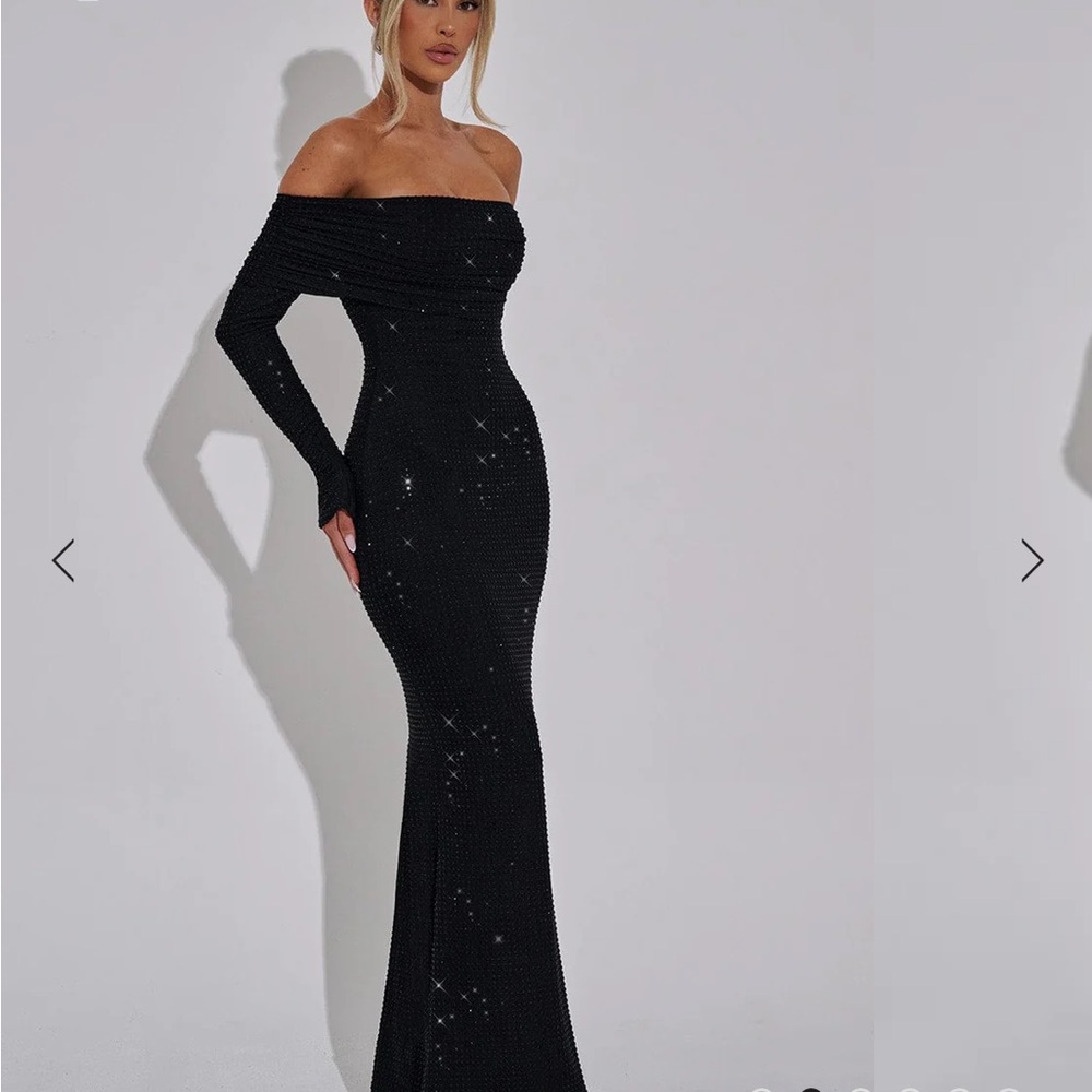 Baby boo fashion - CYPRUS MAXI DRESS - BLACK